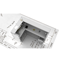 Lada recepcyjna R125 LED 180x120cm Art_R12507 front CORIAN